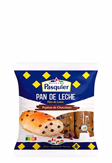 Pan de Leche con pepitas de chocolate